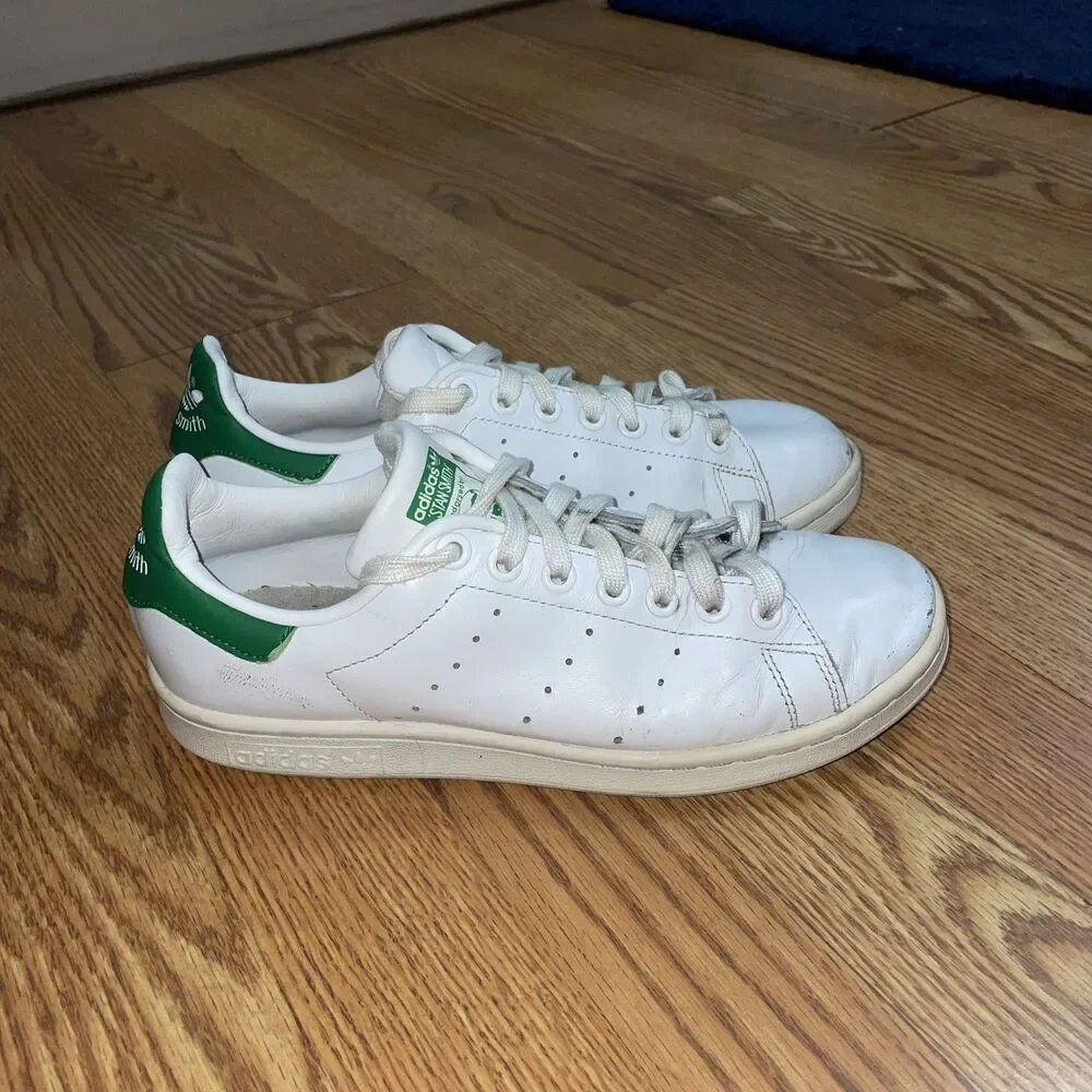 adidas Stan Smith Women's Sneakers Size 6.5 | Classic White Leather Low Top Shoe